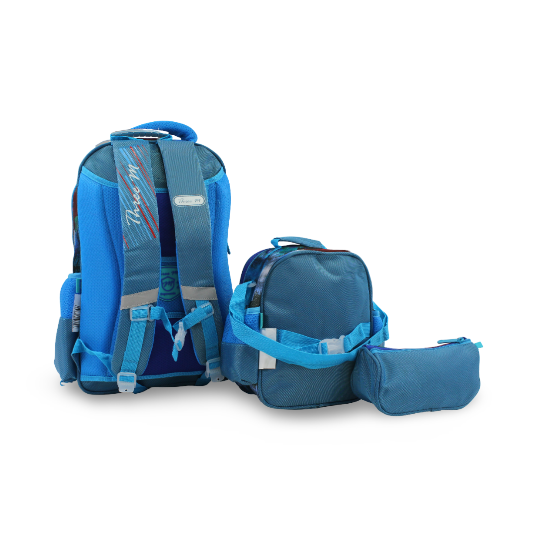 3M Avengers School Set 16 Inches – Turquoise with Backpack, Lunch Bag & Pencil Case