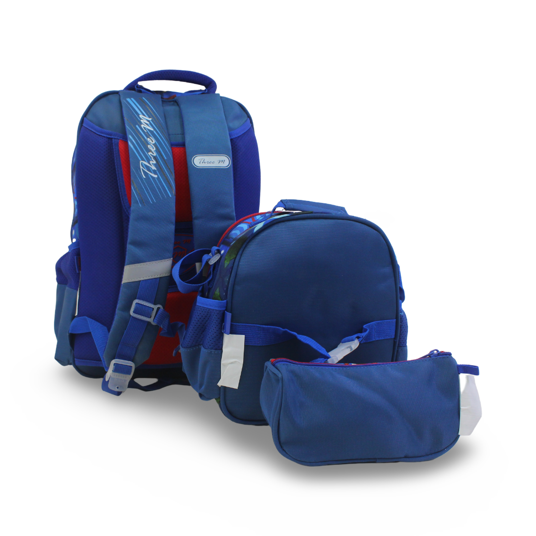3M Paw Patrol School Set 16 Inches – Blue with Backpack, Lunch Bag & Pencil Case