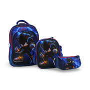 3M Sonic School Set 16 Inches – Blue with Backpack, Lunch Bag & Pencil Case