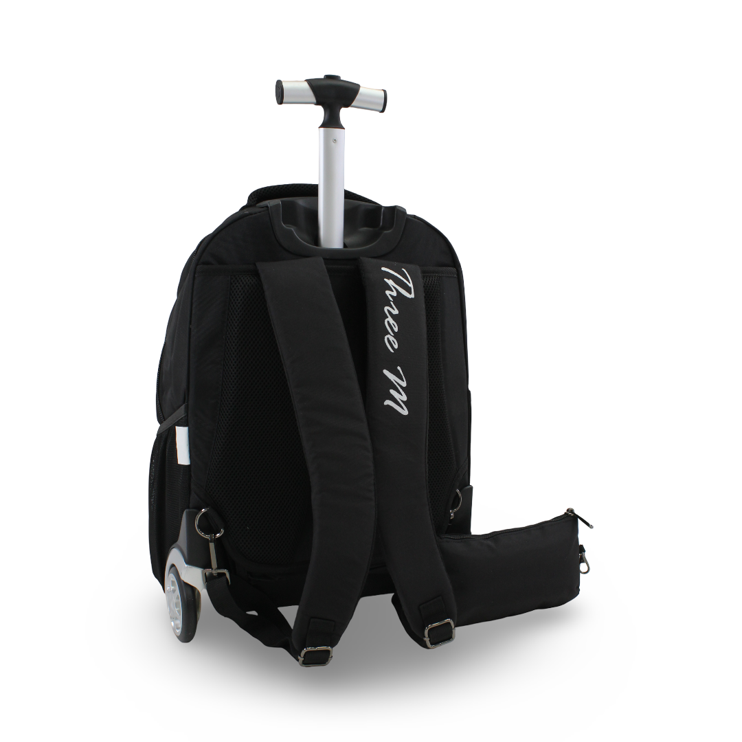 3M Trolley School Bag with Pencil Case – Black