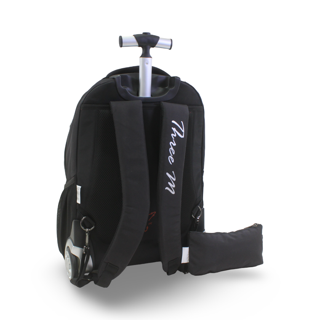 3M Trolley School Bag with Pencil Case – Black