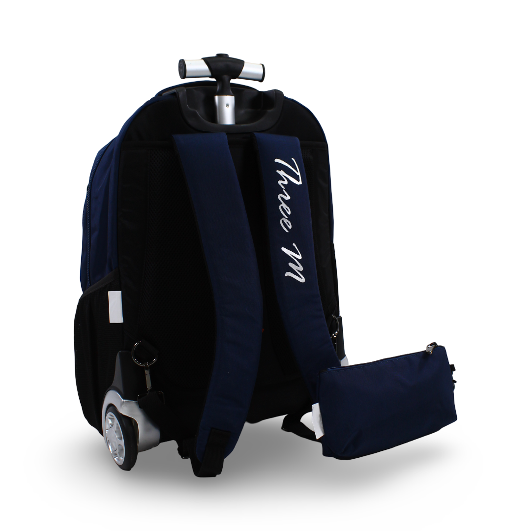3M Trolley School Bag with Pencil Case – Navy