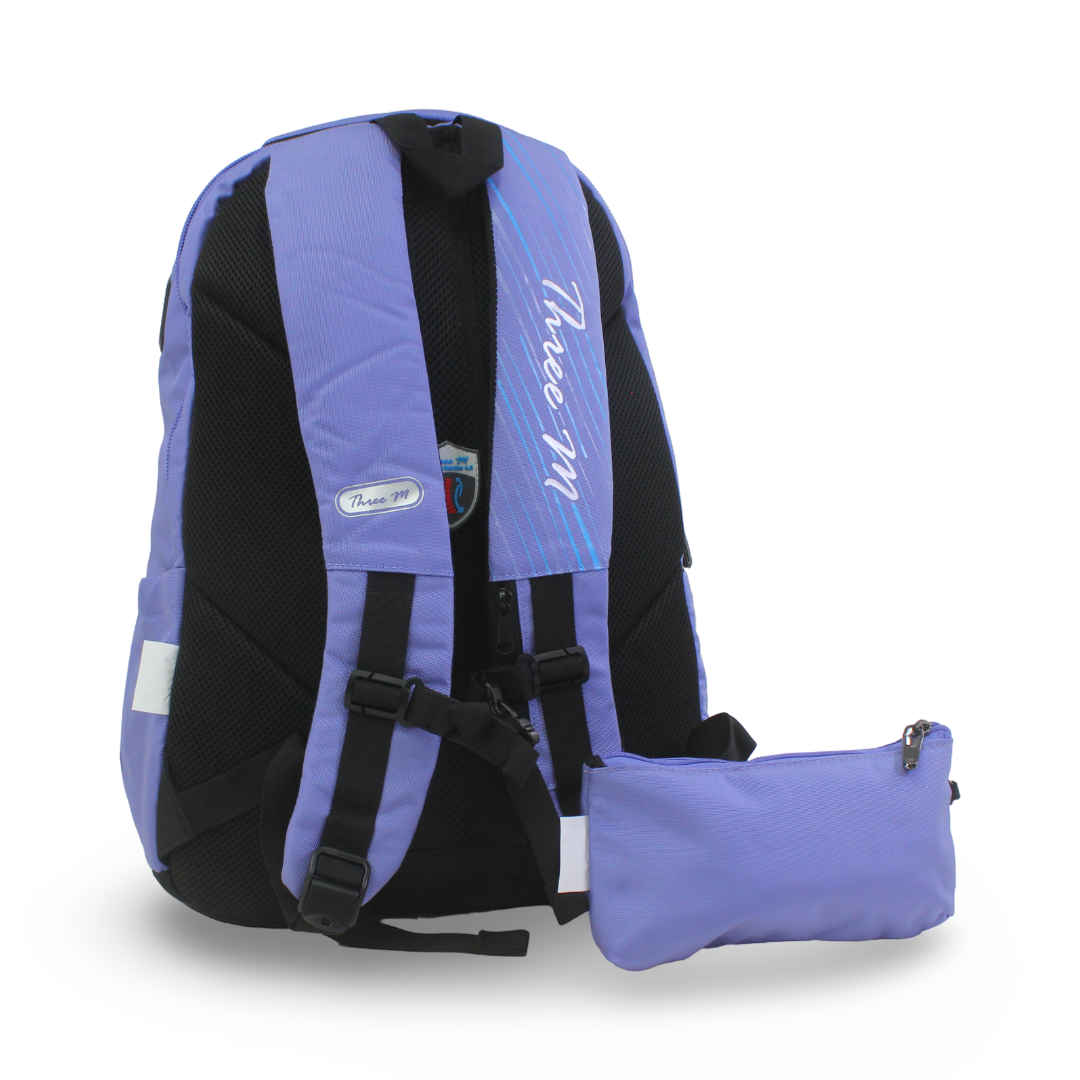 3M Backpack with Pencil Case – Purple