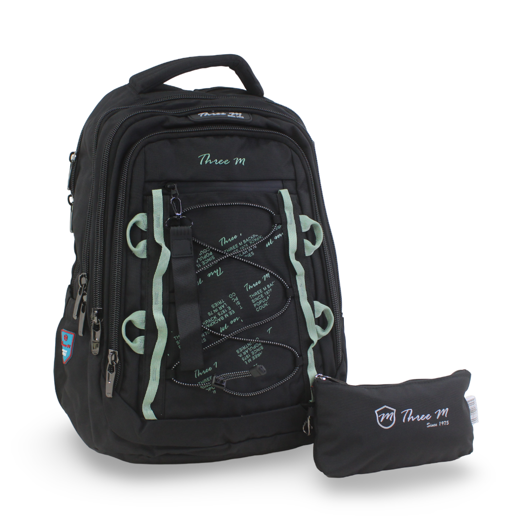 3M Backpack with Pencil Case – Black