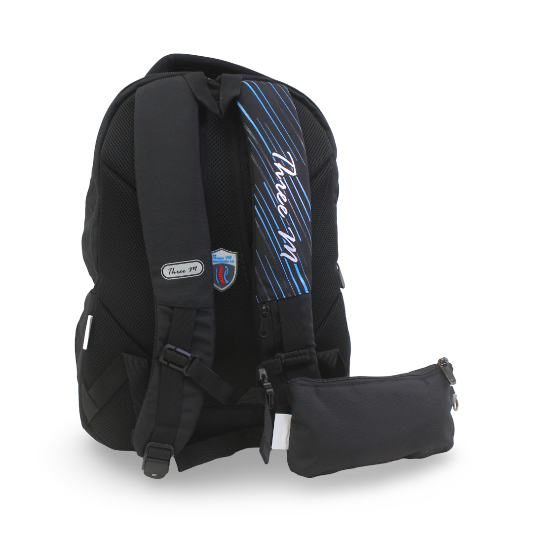 3M Backpack with Pencil Case – Black