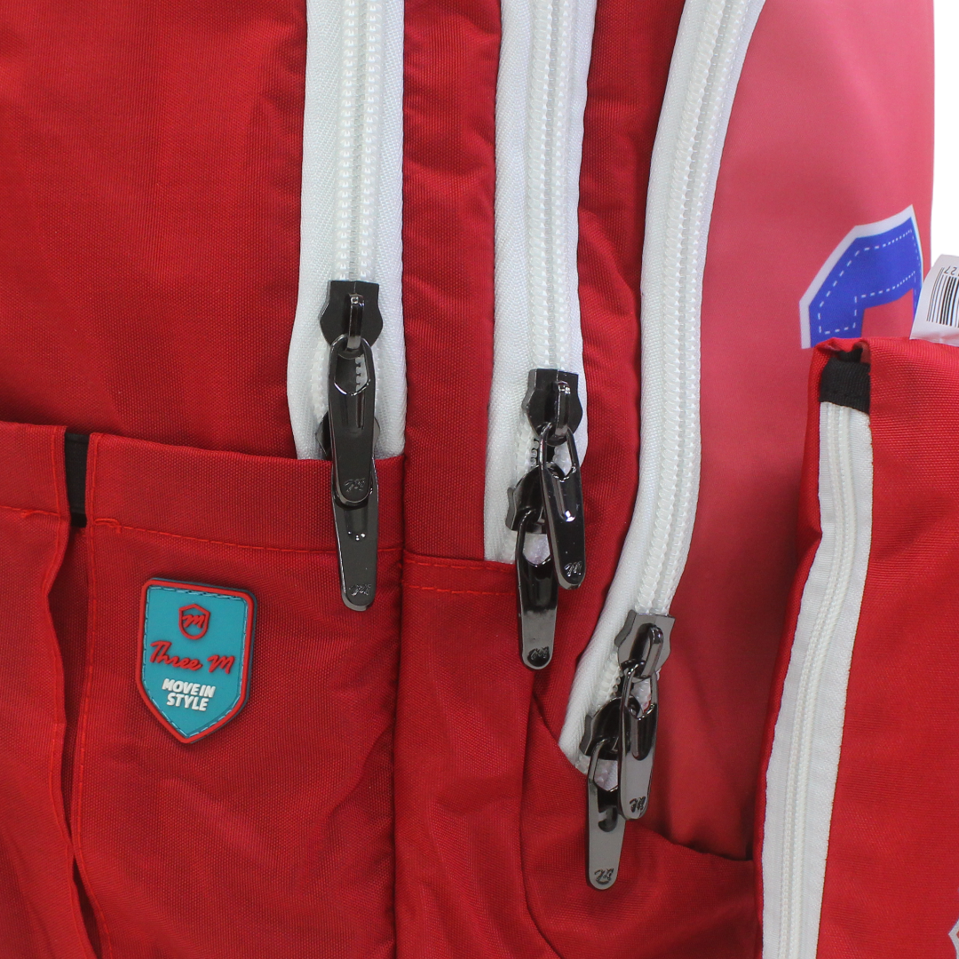3M Backpack with Pencil Case 19 Inches – Red