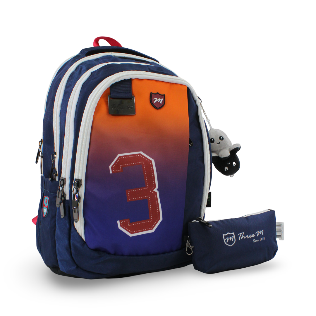 3M Backpack with Pencil Case 19 Inches – Navy