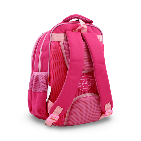 3M KG Backpack – Fuchsia with Lotso Print (15 Inches)