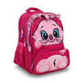 3M KG Backpack – Fuchsia with Cat Print (15 Inches)