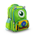 3M KG Backpack – Green with Monster Print (15 Inches)