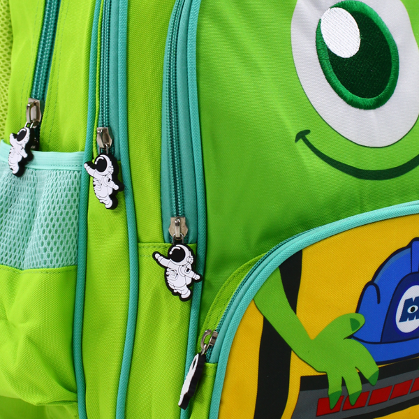 3M KG Backpack – Green with Monster Print (15 Inches)