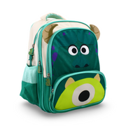 3M KG Backpack – Beige & Green with Character Print
