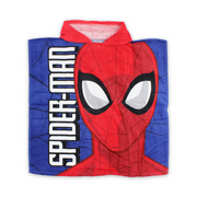 Boys Poncho – Red with Spider-Man Print
