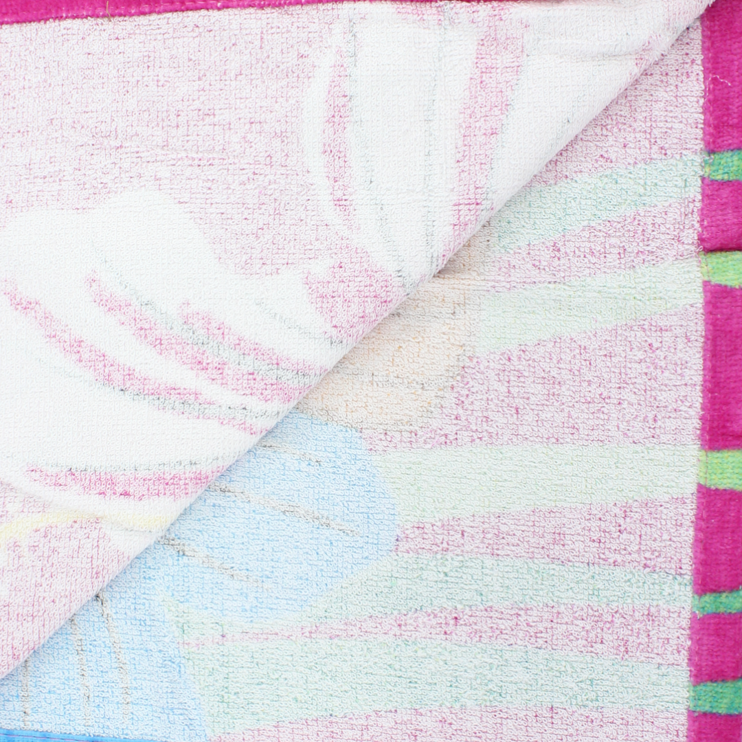 Girls Poncho – Multicolor with Skye Print