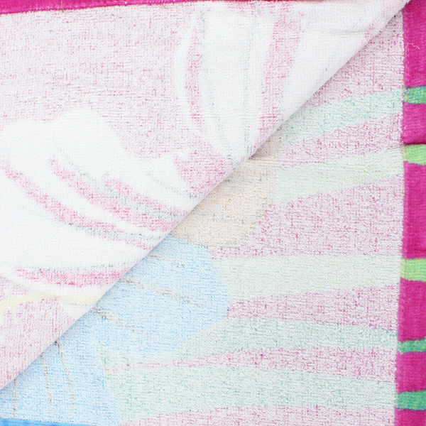 Girls Poncho – Multicolor with Skye Print