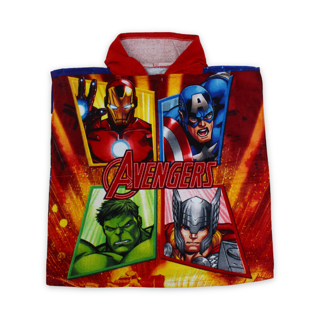 Boys Poncho – Avengers Print