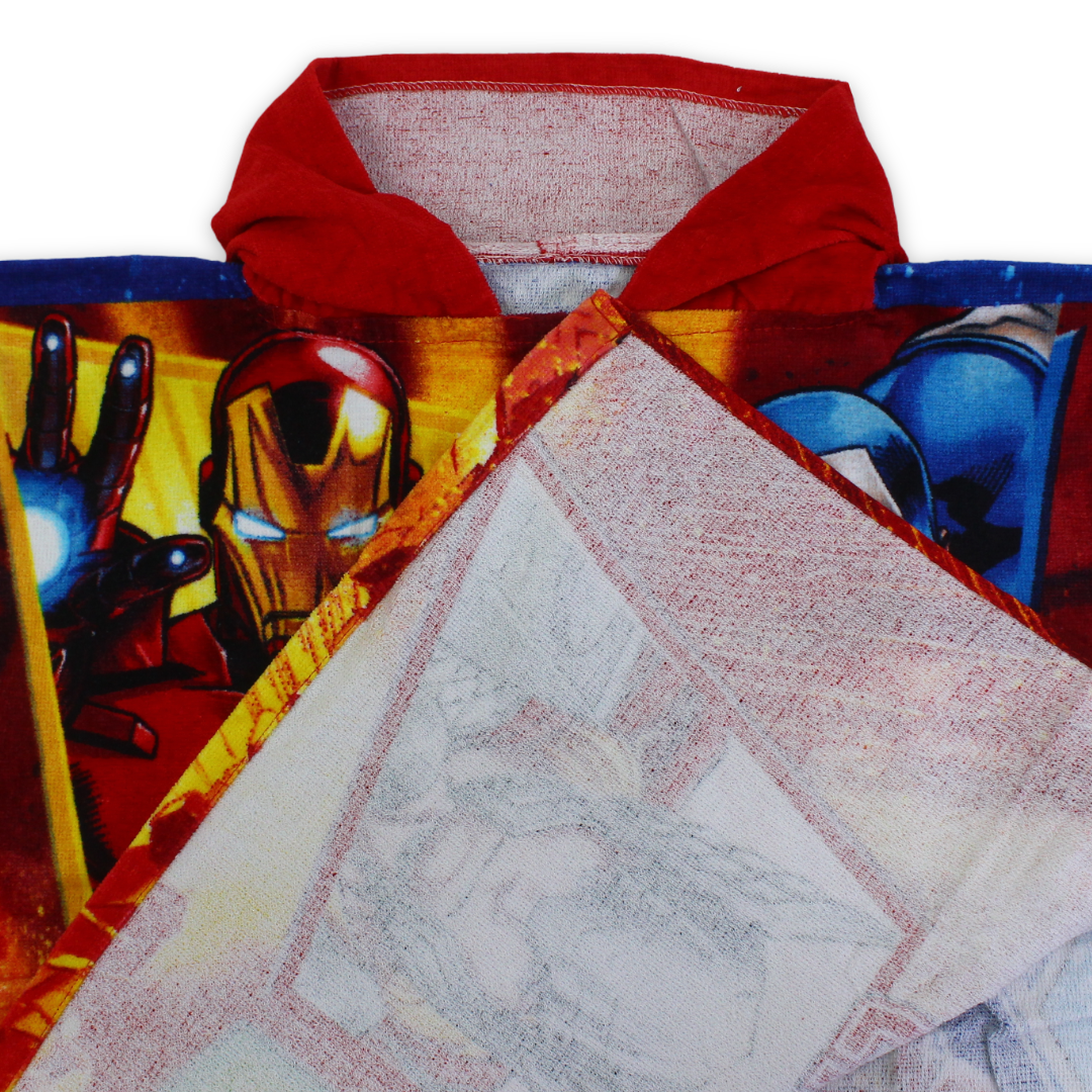 Boys Poncho – Avengers Print