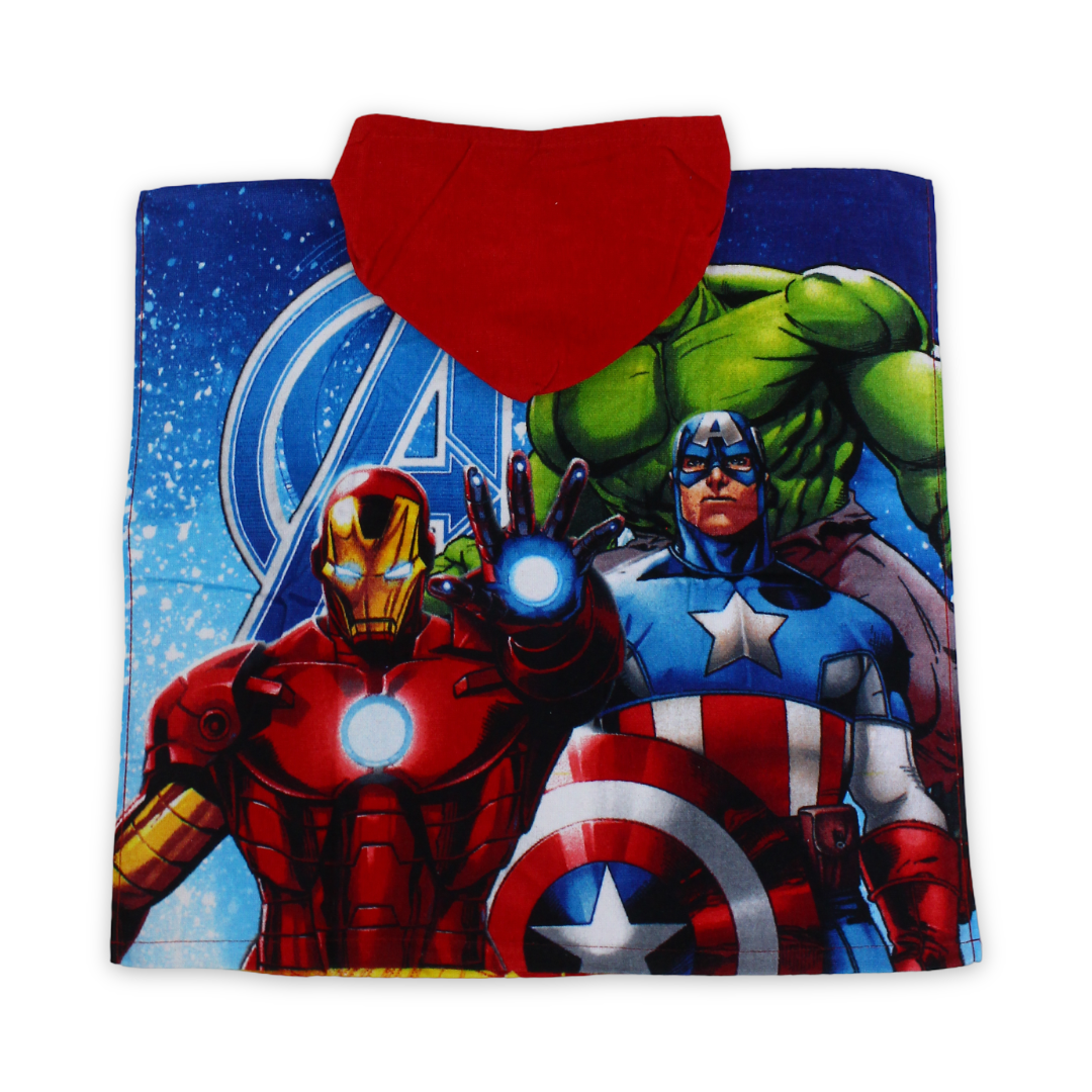 Boys Poncho – Avengers Print