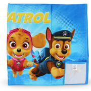 Boys Beach Towel – Blue with Paw Patrol Print