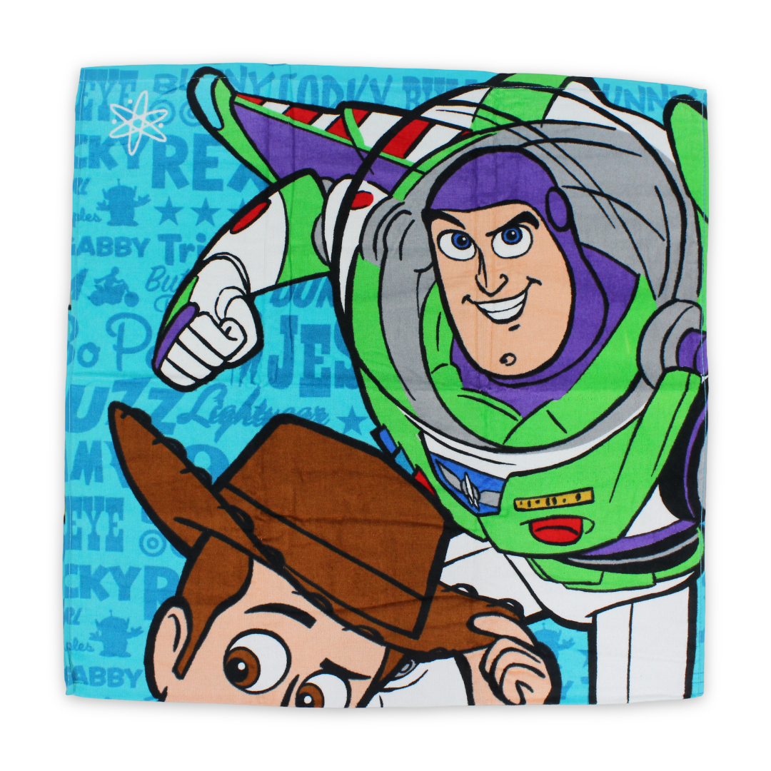 Boys Beach Towel – Buzz & Woody Print