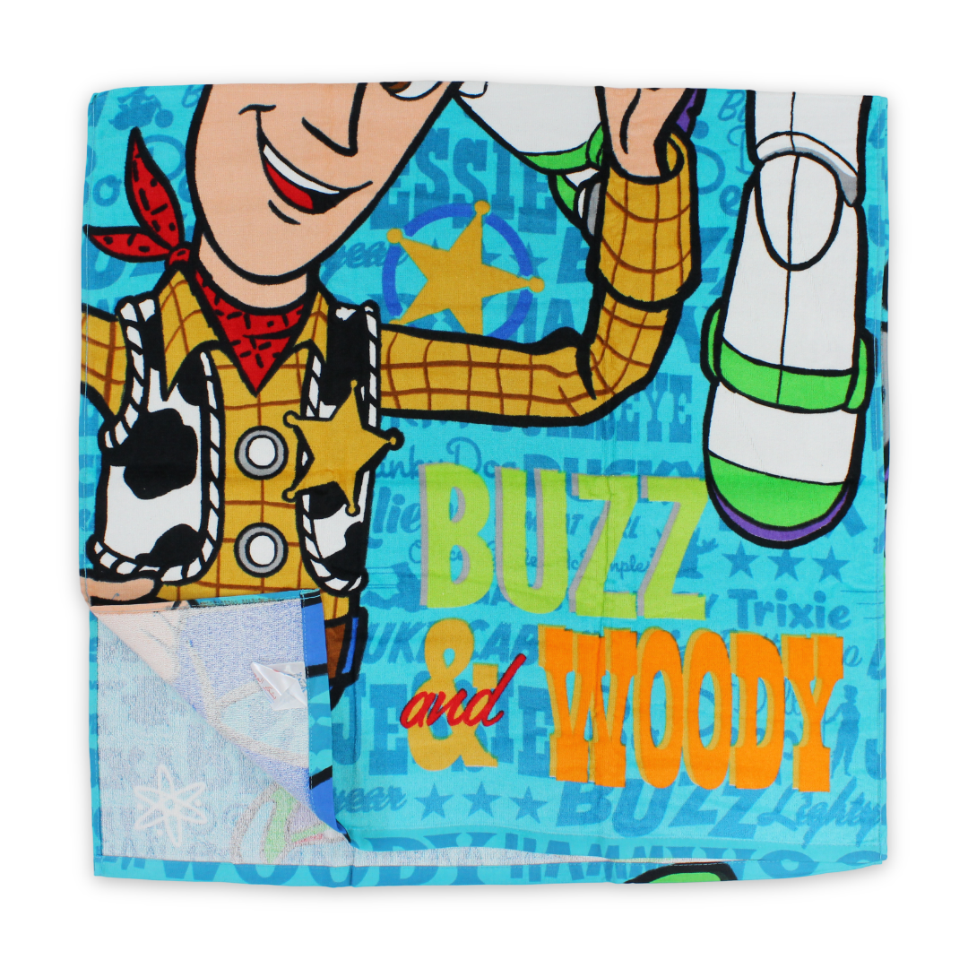 Boys Beach Towel – Buzz & Woody Print