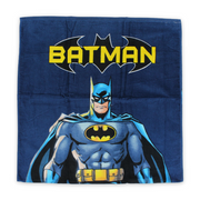 Boys Beach Towel – Navy with Batman Print