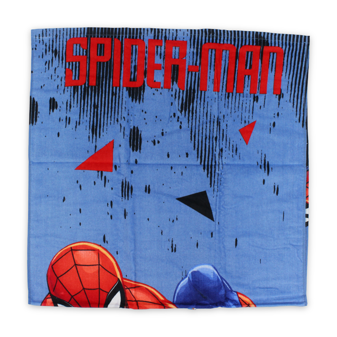 Boys Beach Towel – Blue with Spider-Man Print