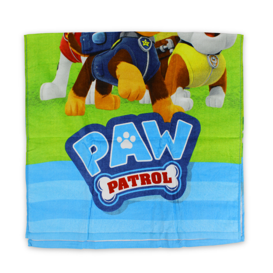 Boys Beach Towel – Multicolor with Paw Patrol Print