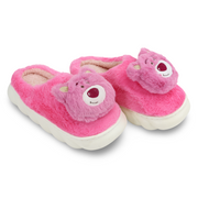Women's Fur Slippers with Lotso Design