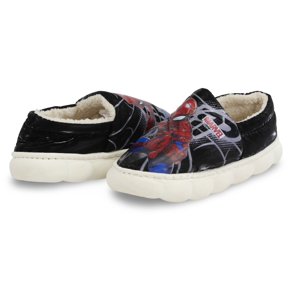 Boys Fur Slippers – Spider-Man