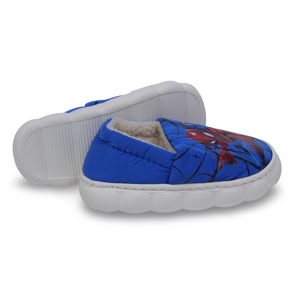 Boys Fur Slippers – Spider-Man Design