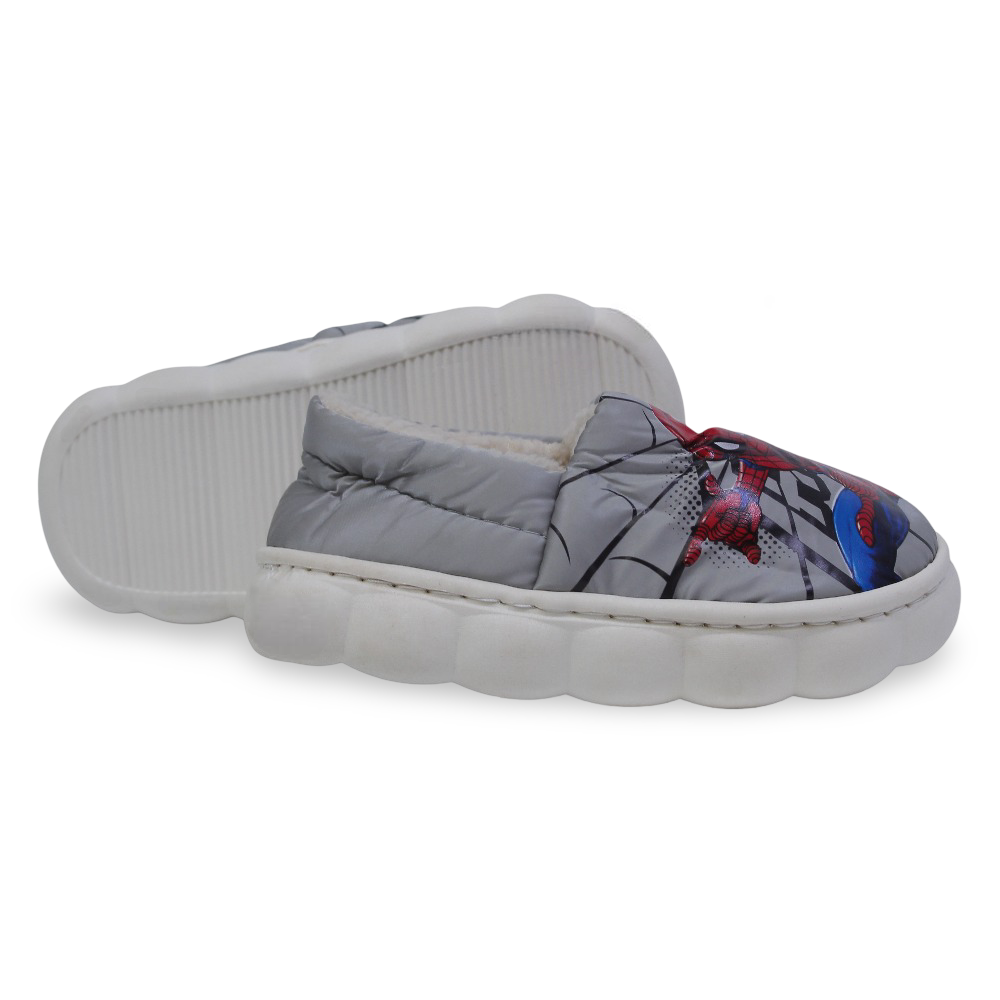 Boys Fur Slippers – Spider-Man Design