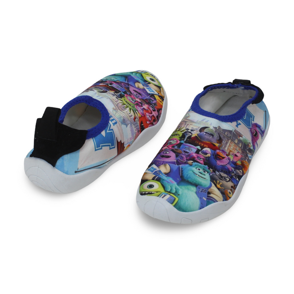 Boys Rubber Water Shoes – Monsters Print