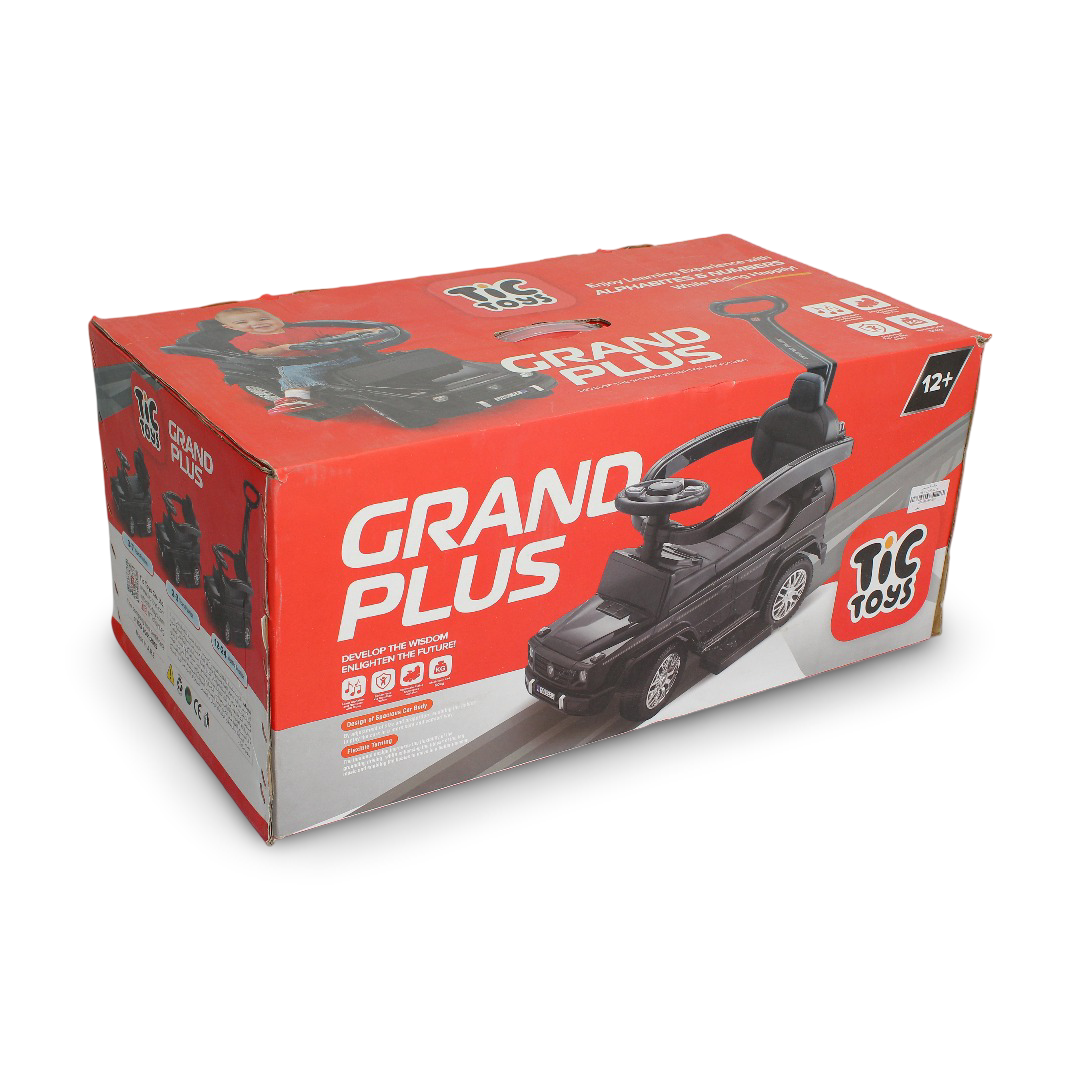 Tic Toys Grand Plus 3-in-1 Mercedes-Benz G-Wagon Push Car – White