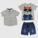 Cool Tiger 3-Piece Outfit Set
