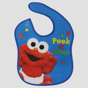 Peek-A-Boo Elmo Waterproof Tarpaulin Bib – Comfortable & Mess-Free