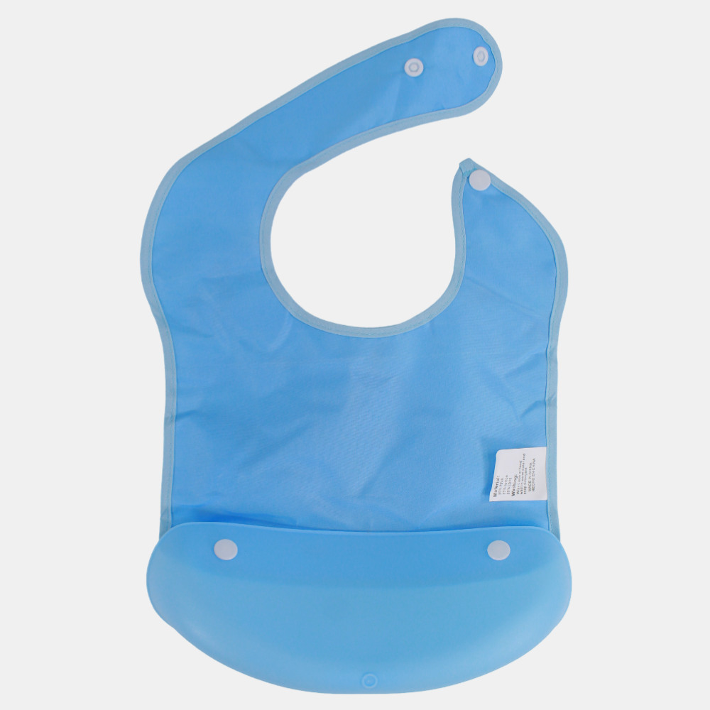 Baby Bib – Blue with Submarine Design