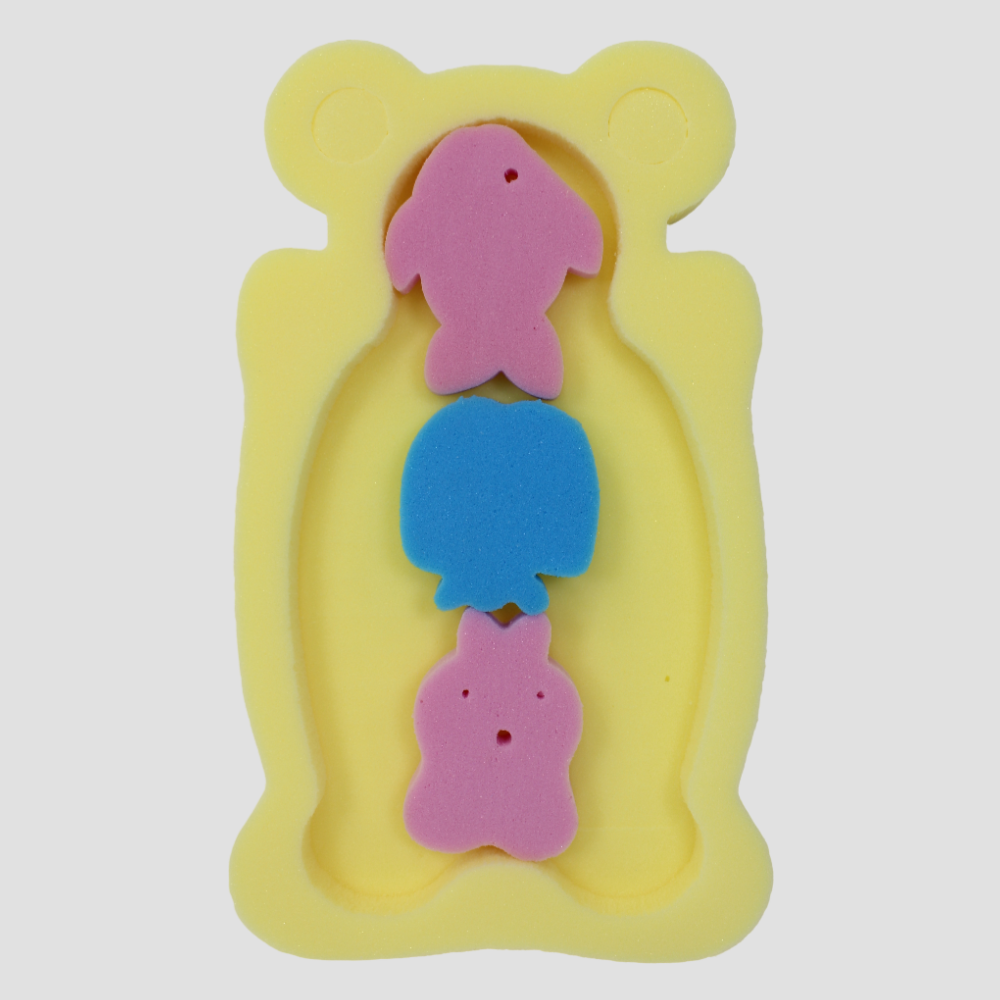 Candy Baby Bathtub Sponges – Set of 4 (Yellowish)