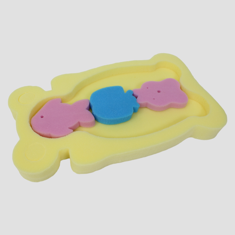 Candy Baby Bathtub Sponges – Set of 4 (Yellowish)