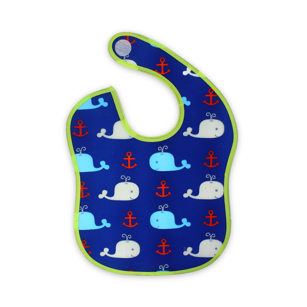 Baby Bib Scotch Whale – Blue