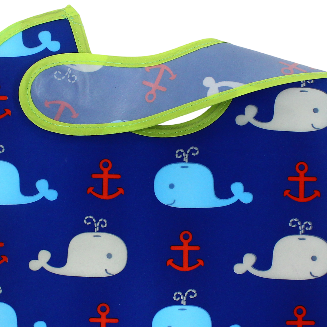 Baby Bib Scotch Whale – Blue