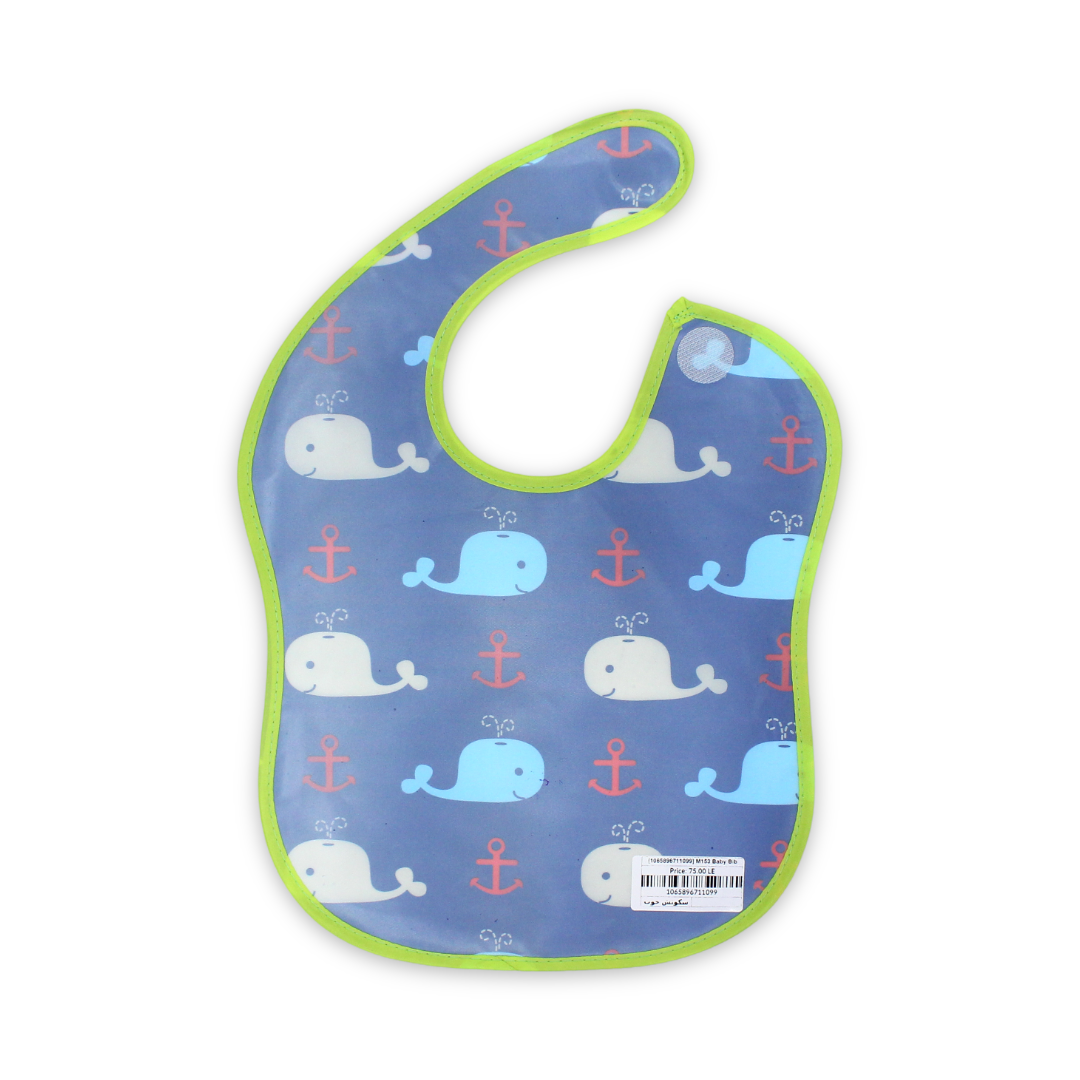 Baby Bib Scotch Whale – Blue