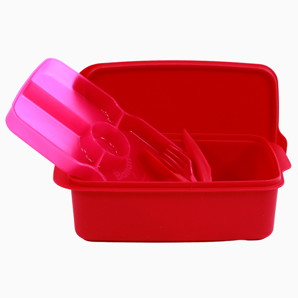 Fuchsia Plastic Lunch Box – 1.5L