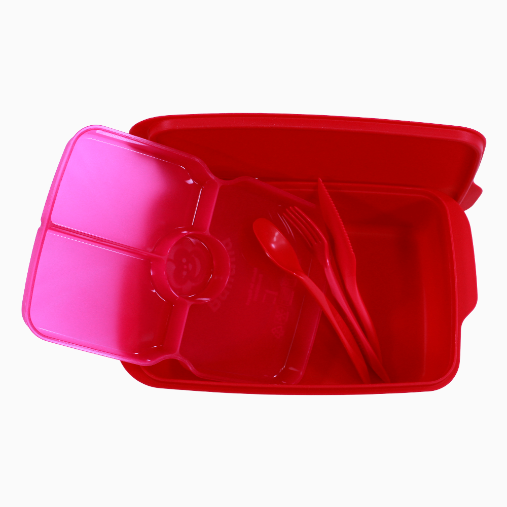 Fuchsia Plastic Lunch Box – 1.5L
