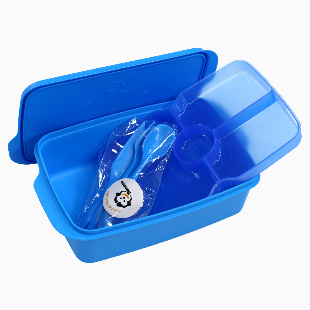 Blue Plastic Lunch Box – 1.5L