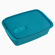 Banana Plastic Lunch Box 1.5L – Turquoise - School