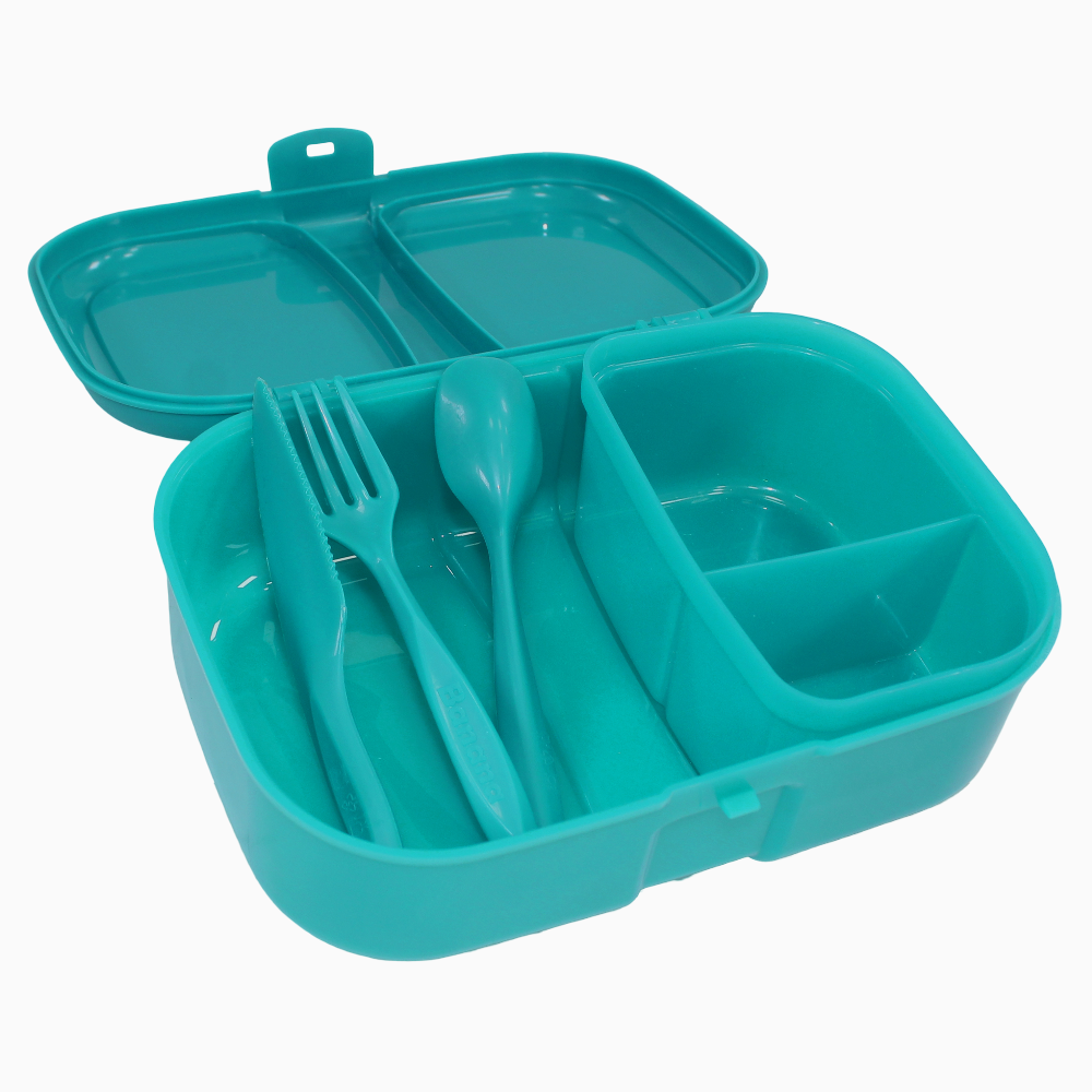 Turquoise Plastic Lunch Box – 1.8L