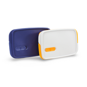Banana Lunch Box Set 2-Piece 1L – Navy & Orange