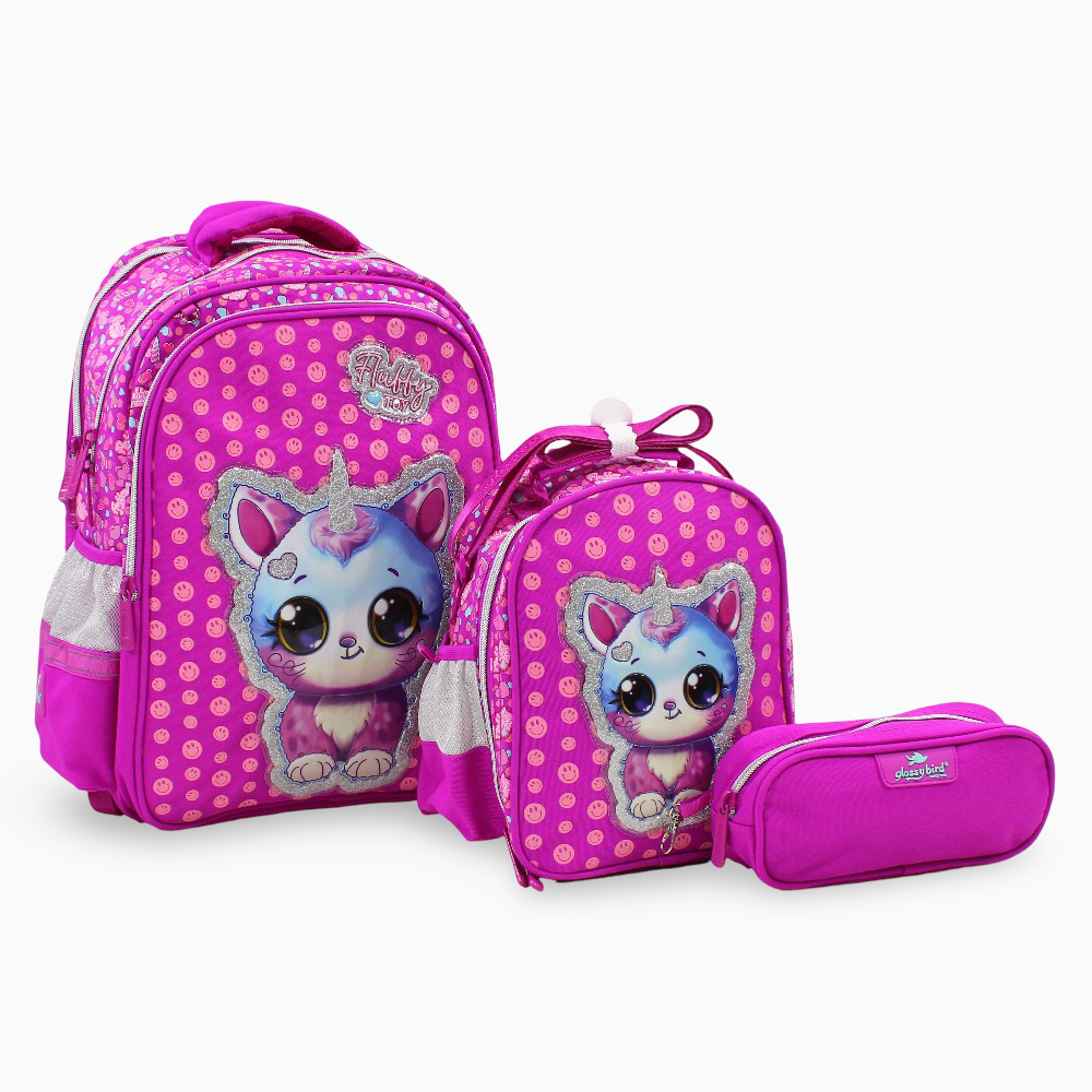 Fluffy Toy School Set – 17 Inches