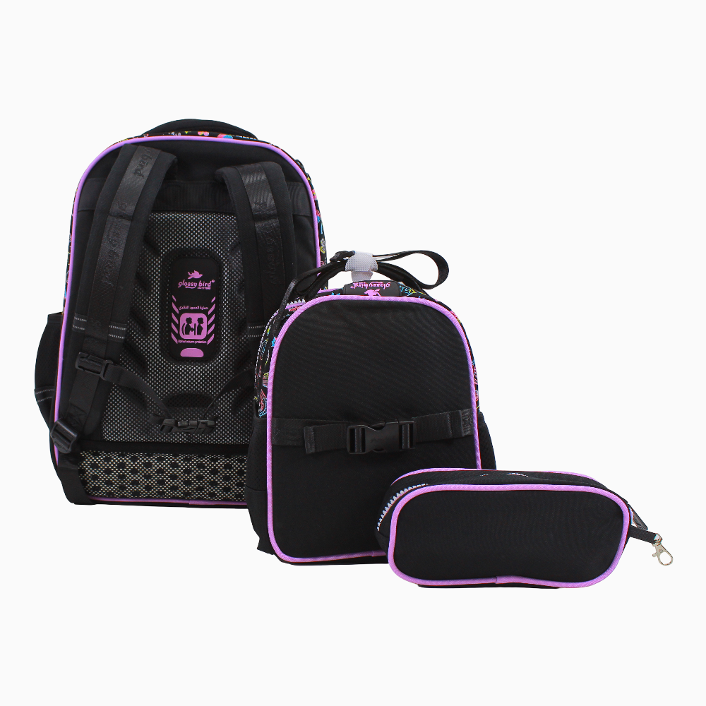 Girl Power Black School Set – 17 Inches